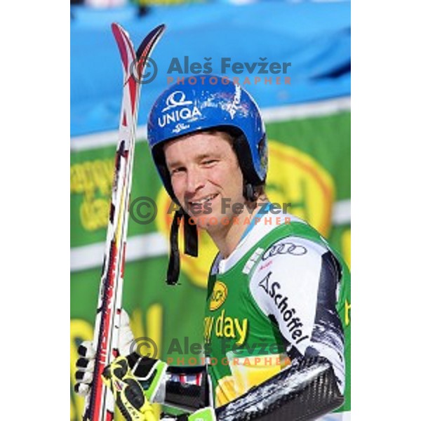 Benjamin Raich of Austria at AUDI FIS Ski World Cup Giant Slalom for 53.Vitranc Cup in Kranjska gora, Slovenia on March 8, 2014