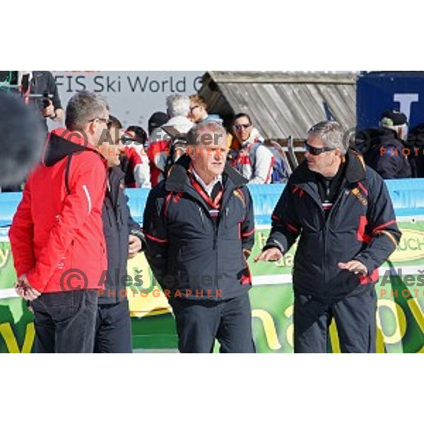 at AUDI FIS Ski World Cup Giant Slalom for 53.Vitranc Cup in Kranjska gora, Slovenia on March 8, 2014