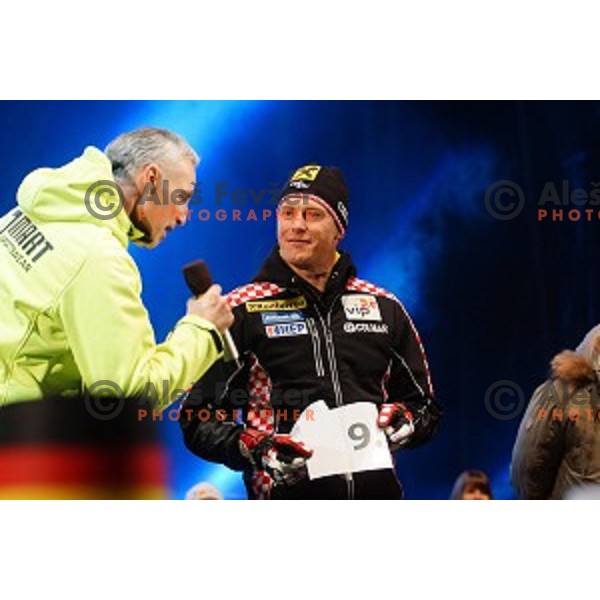 Draw of starting numbers for AUDI FIS World Cup Slalom for 53.Vitranc Cup in Kranjska gora, Slovenia on March 8, 2014