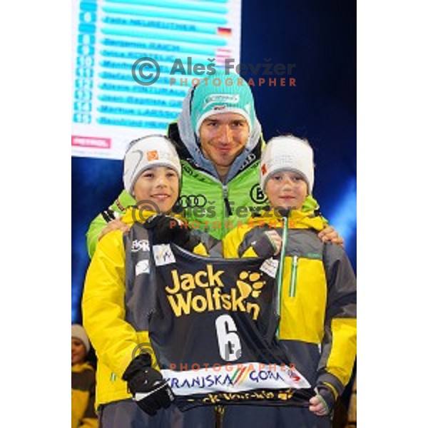 Draw of starting numbers for AUDI FIS World Cup Slalom for 53.Vitranc Cup in Kranjska gora, Slovenia on March 8, 2014