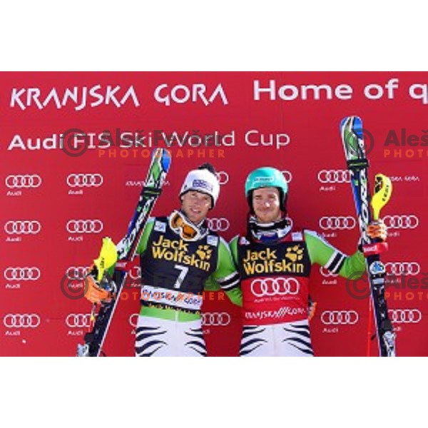 Fritz Dopfer (GER) at AUDI FIS World Cup Slalom for 53.Vitranc Cup in Kranjska gora, Slovenia on March 9, 2014