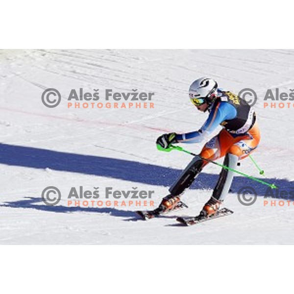 Henrik Kristoffersen (NOR) at AUDI FIS World Cup Slalom for 53.Vitranc Cup in Kranjska gora, Slovenia on March 9, 2014