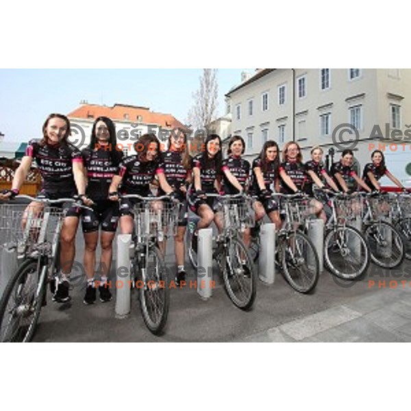 Radenska Ladies team at presentation in Ljubljana, Slovenia on March 18, 2014