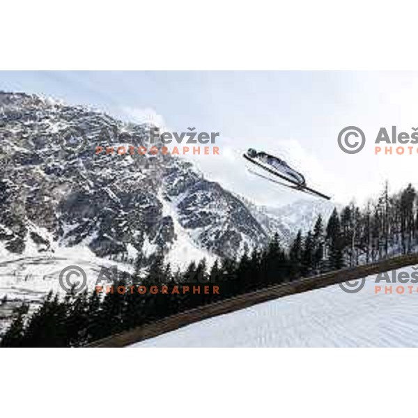 Action during individual Large Hill FIS Ski Jumping World Cup Event in Planica, Slovenia on March 21, 2014.