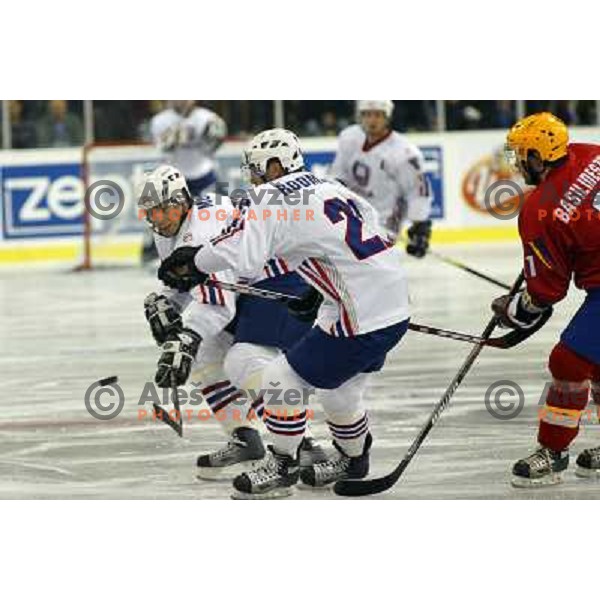 Muric and Marcel Rodman at match Slovenia- Romania at World Championship Division 1 group B in Ljubljana.Photo by Ales Fevzer 