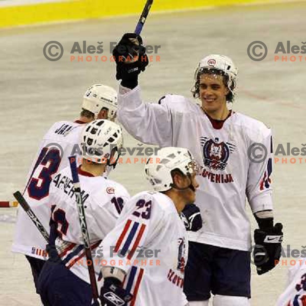 Kopitar at match Slovenia- Romania at World Championship Division 1 group B in Ljubljana.Photo by Ales Fevzer 