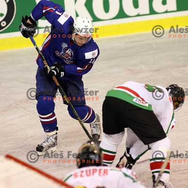 Kopitar at match Slovenia- Hungary at World Championship Division 1 group B in Ljubljana.Photo by Ales Fevzer 