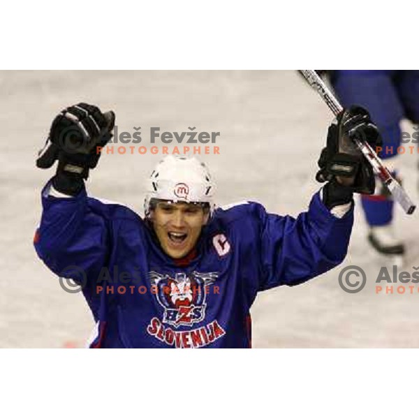 Marcel Rodman at match Slovenia- Hungary at World Championship Division 1 group B in Ljubljana.Photo by Ales Fevzer 