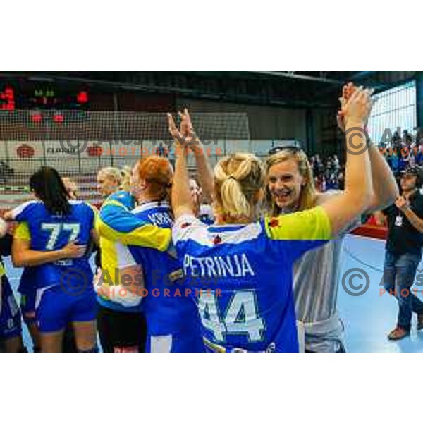 Barbara Lazovic of Slovenia during handball match between Slovenia and Switzerland in qualification for EHF Euro Hungary - Croatia 2014 played in Kodeljevo Hall, Ljubljana, Slovenia on March 30, 2014
