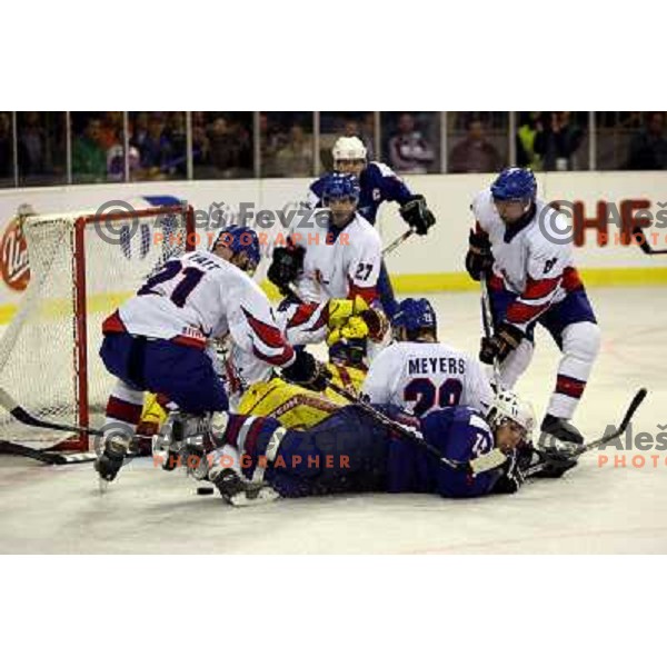 Muric at match Slovenia- Great Britain at World Championship Division 1 group B in Ljubljana.Photo by Ales Fevzer 