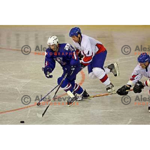 Hafner at match Slovenia- Great Britain at World Championship Division 1 group B in Ljubljana.Photo by Ales Fevzer 