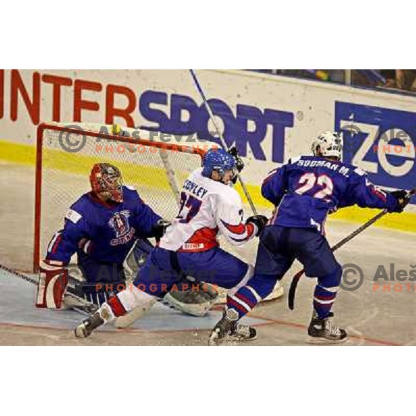 Hocevar at match Slovenia- Great Britain at World Championship Division 1 group B in Ljubljana.Photo by Ales Fevzer 