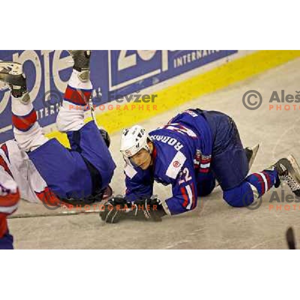 Marcel Rodman at match Slovenia- Great Britain at World Championship Division 1 group B in Ljubljana.Photo by Ales Fevzer 