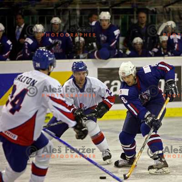 Hafner at match Slovenia- Great Britain at World Championship Division 1 group B in Ljubljana.Photo by Ales Fevzer 