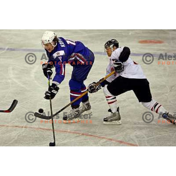 Kopitar at match Slovenia- Japan at World Championship Division 1 group B in Ljubljana.Photo by Ales Fevzer 