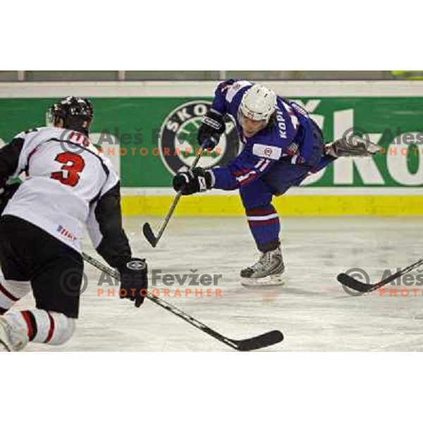 Kopitar at match Slovenia- Japan at World Championship Division 1 group B in Ljubljana.Photo by Ales Fevzer 