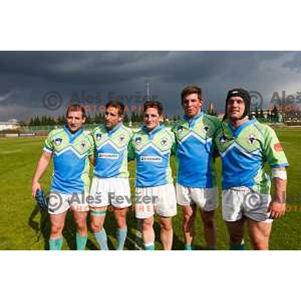 Rugby match between Slovenia and Bulgaria played in Ljubljana, Slovenija on April 12, 2014