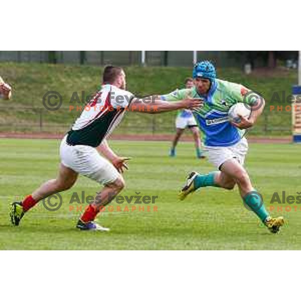 Rugby match between Slovenia and Bulgaria played in Ljubljana, Slovenija on April 12, 2014