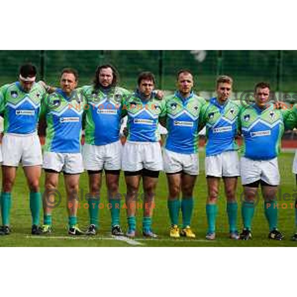 Rugby match between Slovenia and Bulgaria played in Ljubljana, Slovenija on April 12, 2014