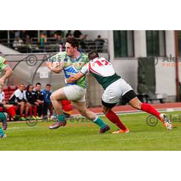 Rugby match between Slovenia and Bulgaria played in Ljubljana, Slovenija on April 12, 2014