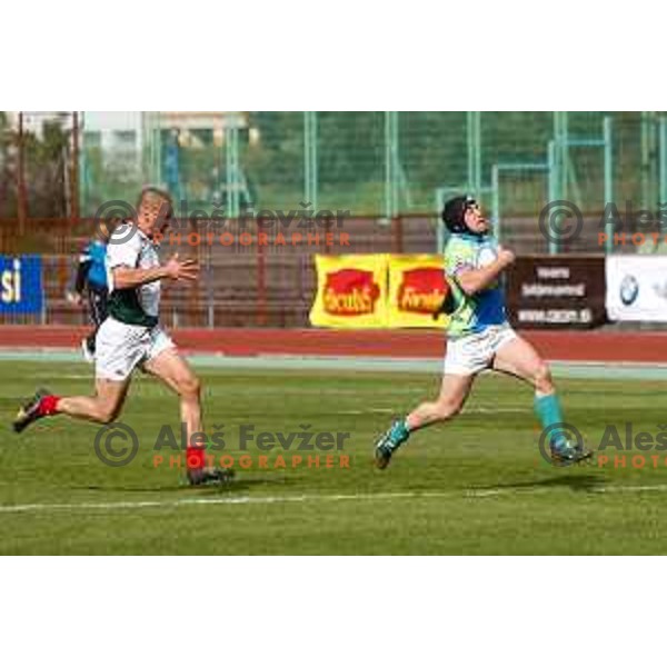 Rugby match between Slovenia and Bulgaria played in Ljubljana, Slovenija on April 12, 2014