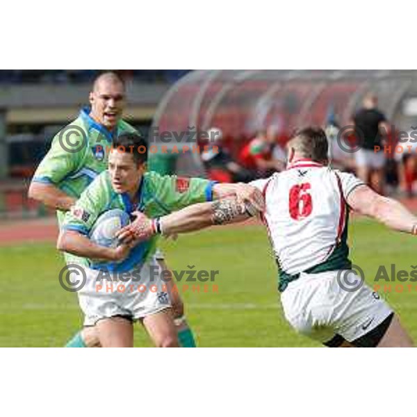 Rugby match between Slovenia and Bulgaria played in Ljubljana, Slovenija on April 12, 2014