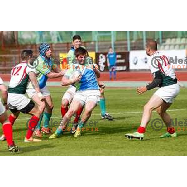 Rugby match between Slovenia and Bulgaria played in Ljubljana, Slovenija on April 12, 2014