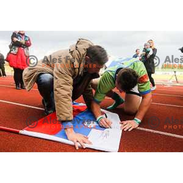 Rugby match between Slovenia and Bulgaria played in Ljubljana, Slovenija on April 12, 2014