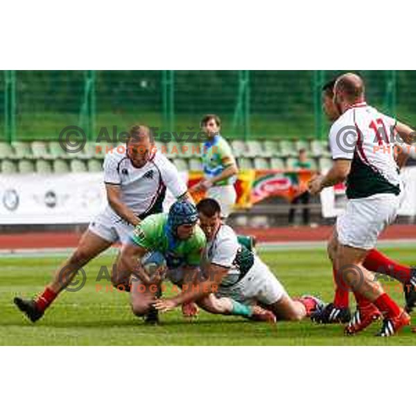 Rugby match between Slovenia and Bulgaria played in Ljubljana, Slovenija on April 12, 2014