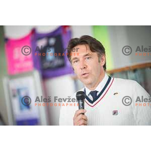 Damijan Terpin at Team to amaze press conference at Avto Jarc on 23.5.2014 in Maribor