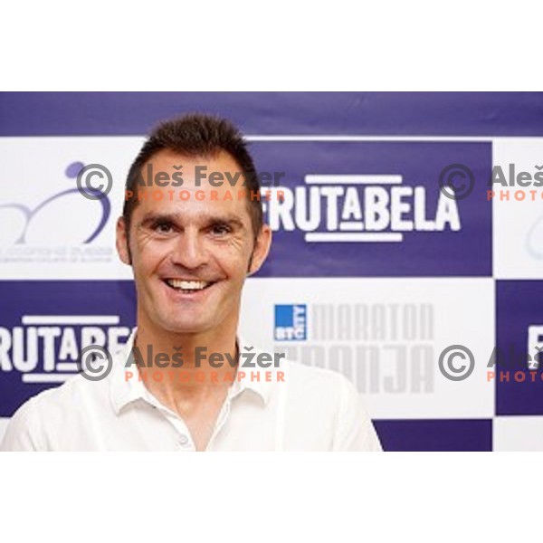 Gorazd Stangelj, manager of Slovenia cycling team during press conference in Ljubljana, Slovenia on June 4, 2014