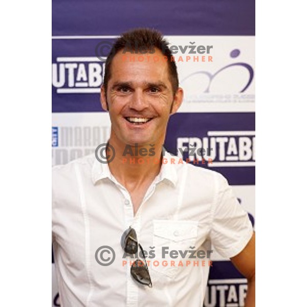 Gorazd Stangelj, manager of Slovenia cycling team during press conference in Ljubljana, Slovenia on June 4, 2014