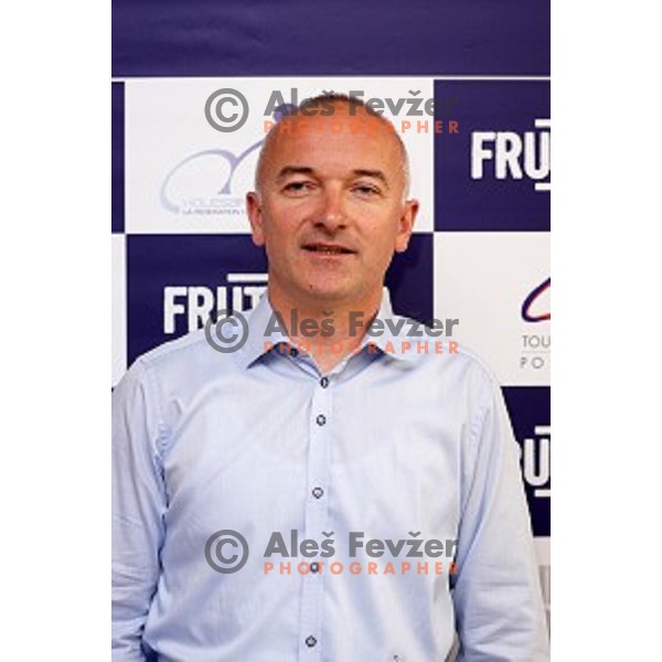 Bogdan Fink, director of Tour de Slovenie during press conference in Ljubljana, Slovenia on June 4, 2014