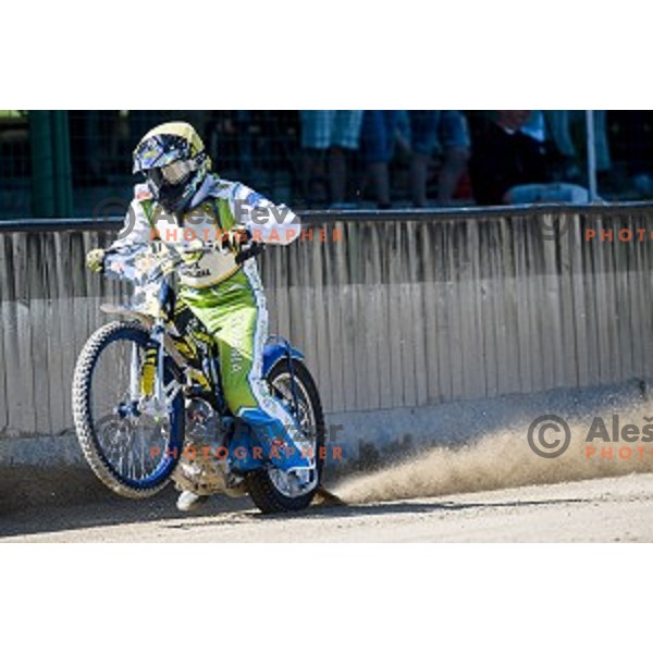 Matic Voldrih at speedway race for the 2014 FIM Speedway Grand Prix World Championship Qualifying Round 2, Ljubljana, Slovenia, 07.06.2014