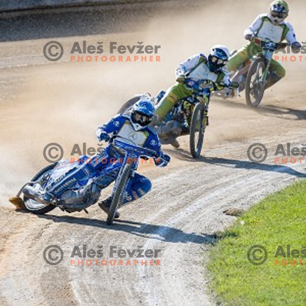 Matej Zagar, Matic Vodrih at speedway race for the 2014 FIM Speedway Grand Prix World Championship Qualifying Round 2, Ljubljana, Slovenia, 07.06.2014