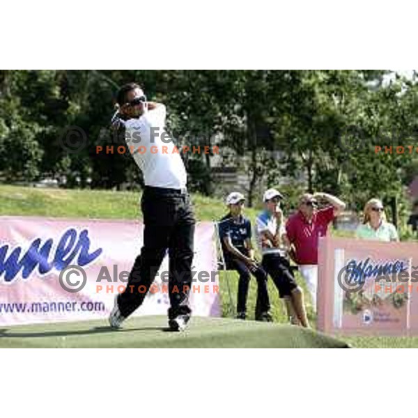 Slovenia team for Long Drivers European tour during practice session at Arboretum Golf Course, Kamnik on June 19, 2014