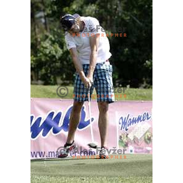 Slovenia team for Long Drivers European tour during practice session at Arboretum Golf Course, Kamnik on June 19, 2014