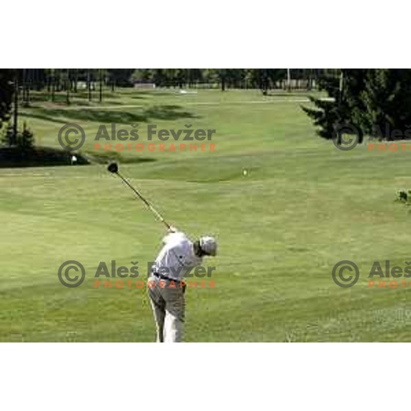 Slovenia team for Long Drivers European tour during practice session at Arboretum Golf Course, Kamnik on June 19, 2014