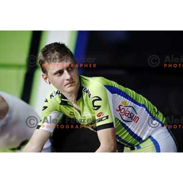 Matej Mohoric of Slovenia at Tour de Slovenie first stage- 8.8 km time trial in Ljubljana, Slovenia on June 19, 2014