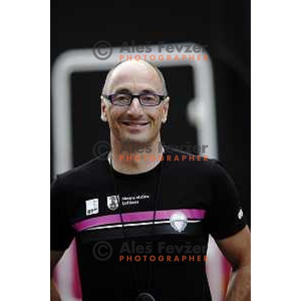 Coach Marko Polanc at Tour de Slovenie first stage- 8.8 km time trial in Ljubljana, Slovenia on June 19, 2014