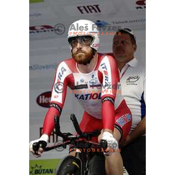 Luca Paolini at Tour de Slovenie first stage- 8.8 km time trial in Ljubljana, Slovenia on June 19, 2014