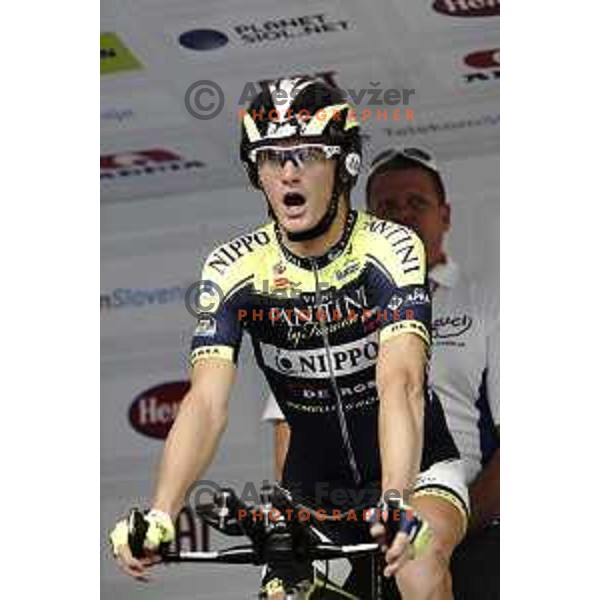 Grega Bole of Slovenia at Tour de Slovenie first stage- 8.8 km time trial in Ljubljana, Slovenia on June 19, 2014