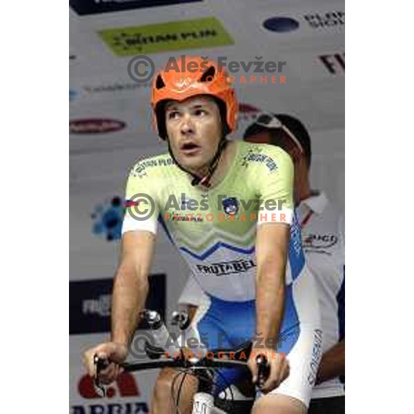 Gregor Gazvoda at Tour de Slovenie first stage- 8.8 km time trial in Ljubljana, Slovenia on June 19, 2014