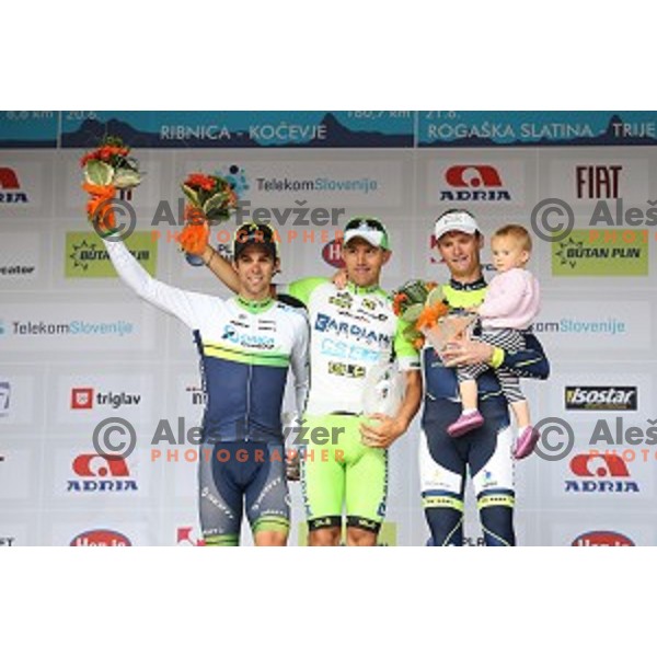 Grega Bole of Slovenia at Tour de Slovenie second stage Ribnica-Kocevje ( 160 km) on June 20, 2014