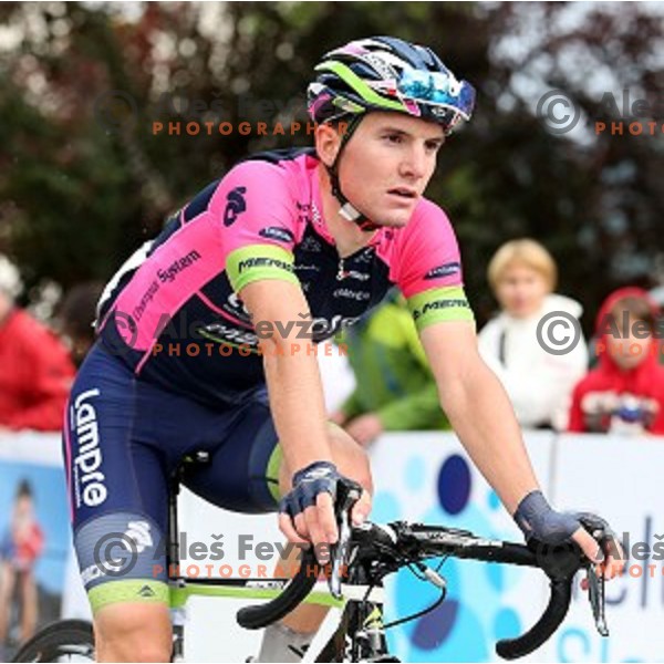 Jan polanc at Tour de Slovenie second stage Ribnica-Kocevje ( 160 km) on June 20, 2014