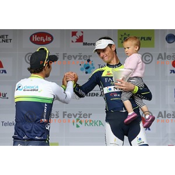 Grega Bole of Slovenia at Tour de Slovenie second stage Ribnica-Kocevje ( 160 km) on June 20, 2014