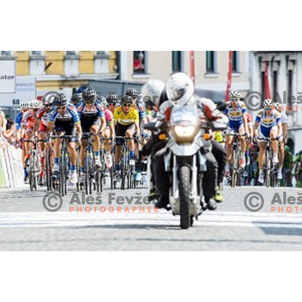 Tiago Machado at finish of stage 4 of Tour de Slovenie, Novo Mesto, Slovenia, 22.06.2014