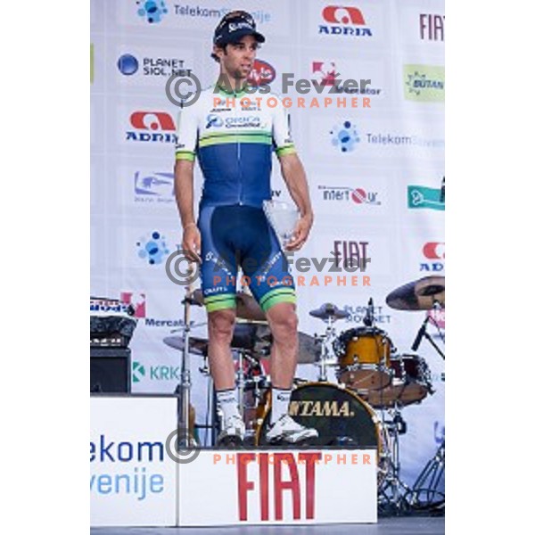 Michael Matthews at finish of stage 4 of Tour de Slovenie, Novo Mesto, Slovenia, 22.06.2014