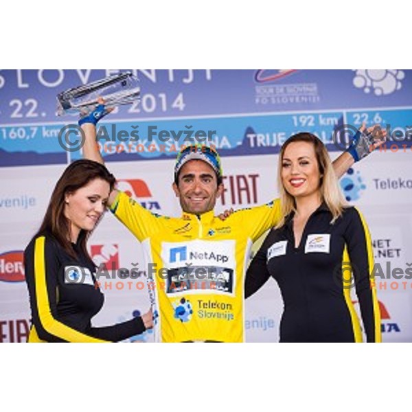 Tiago Machado at finish of stage 4 of Tour de Slovenie, Novo Mesto, Slovenia, 22.06.2014