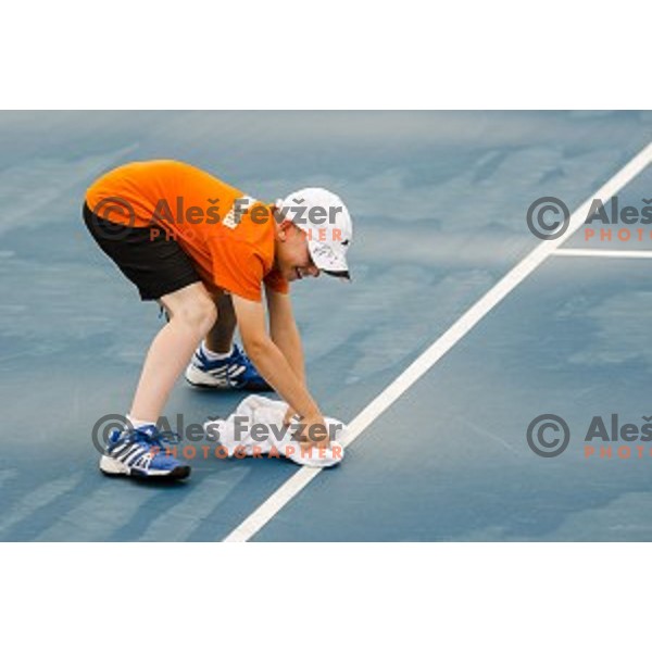 During first round of Tilia Slovenia Open-ATP Challenger Tour, played in SRC Marina, Portoroz, Slovenia, on July 8, 2014